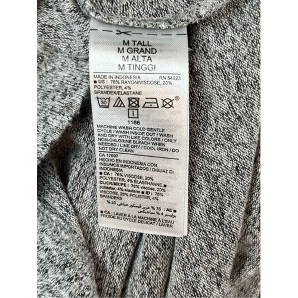 Old Navy Crewneck Grey Swing Dress Knit MEDIUM TALL Sweater-like Casual - Picture 10 of 12